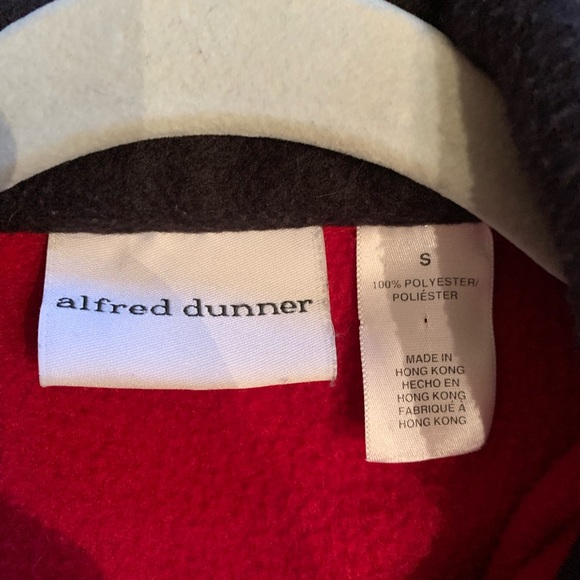 Vintage Alfred Dunner Fleece Floral Dragonfly Jacket Lightweight Silver Buttons - Picture 10 of 13